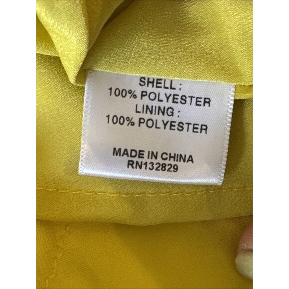 Lovers + Friends Nate Size M Front Tie Cut Out Mini Dress Chartreuse Yellow - Picture 7 of 13